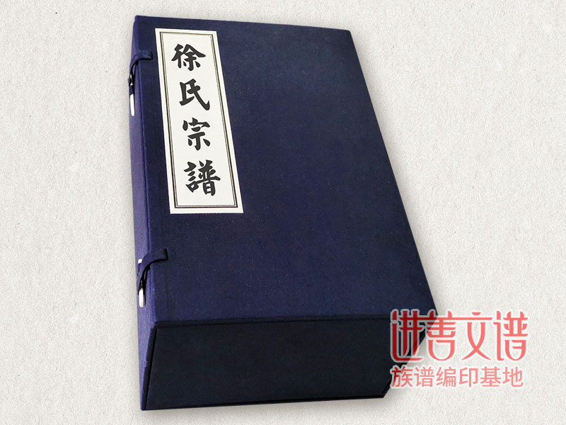 徐氏宗谱设计