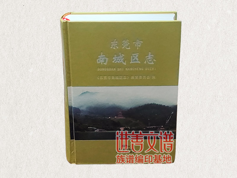 南城区志村志编修设计